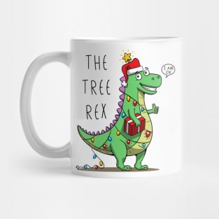 The Tree Rex - Christmas Kids Dinosaur - Funny & Cute - Xmas Pet Dino Mug